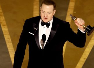 Brendan Fraser Surprises Hollywood with Best Actor Win for Critically Acclaimed Film, The Whale, at 95th Academy Awards