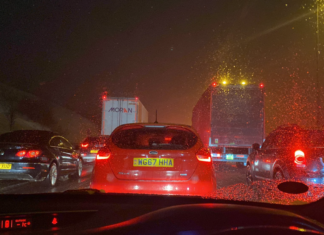 M62 drivers stranded as heavy snow and strong winds cause widespread disruption in the UK
